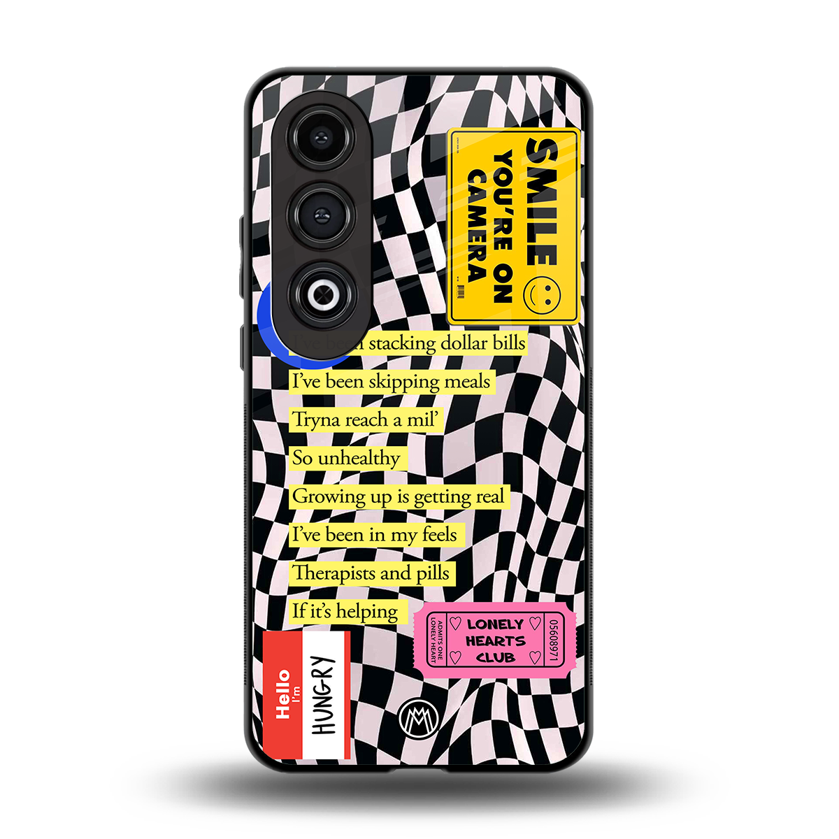 smile you're on camera back phone cover | glass case for oneplus nord ce 4