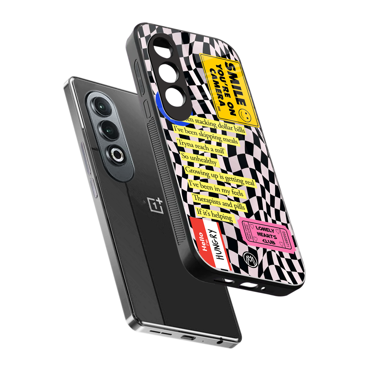 smile you're on camera back phone cover | glass case for oneplus nord ce 4
