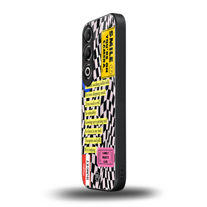smile you're on camera back phone cover | glass case for oneplus nord ce 4