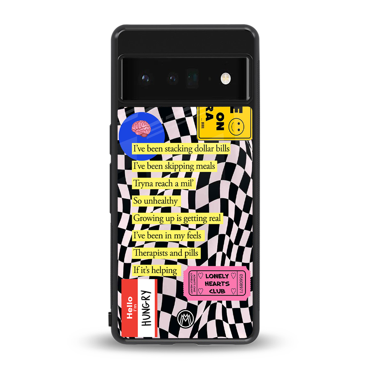 smile you're on camera back phone cover | glass case for google pixel 6 pro