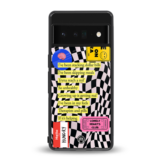 smile you're on camera back phone cover | glass case for google pixel 6 pro