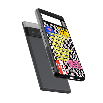 smile you're on camera back phone cover | glass case for google pixel 6 pro