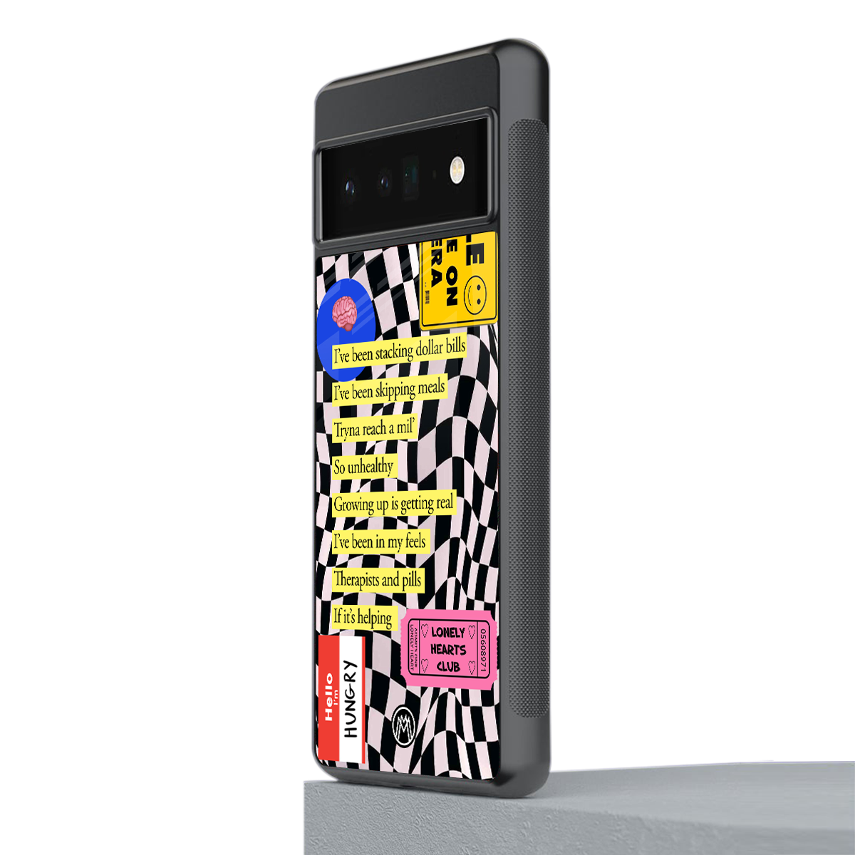 smile you're on camera back phone cover | glass case for google pixel 6 pro