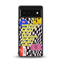 smile you're on camera back phone cover | glass case for google pixel 6