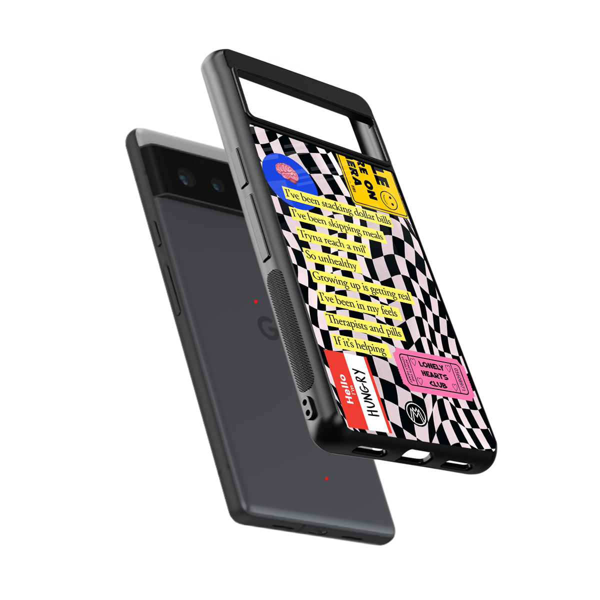 smile you're on camera back phone cover | glass case for google pixel 6