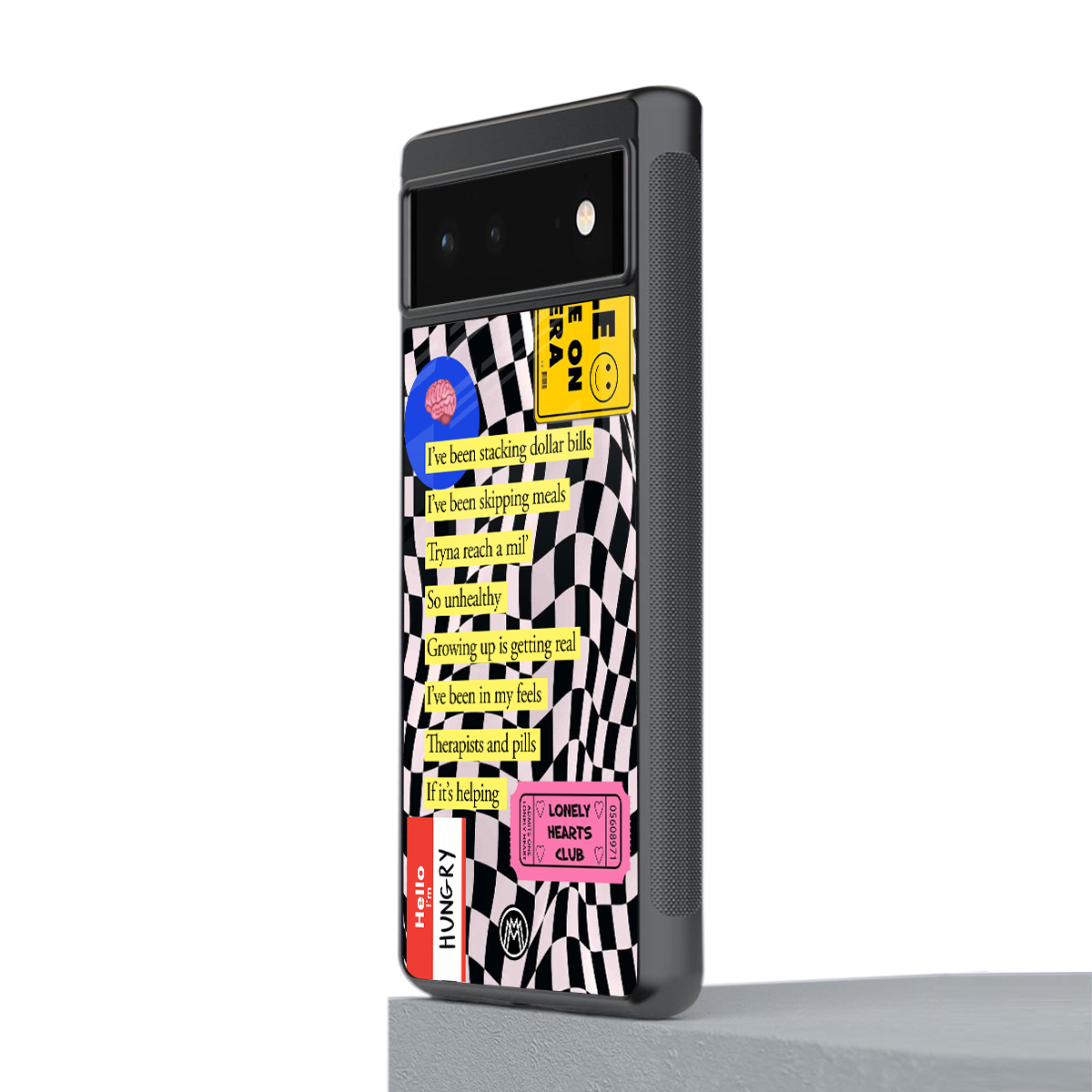 smile you're on camera back phone cover | glass case for google pixel 6