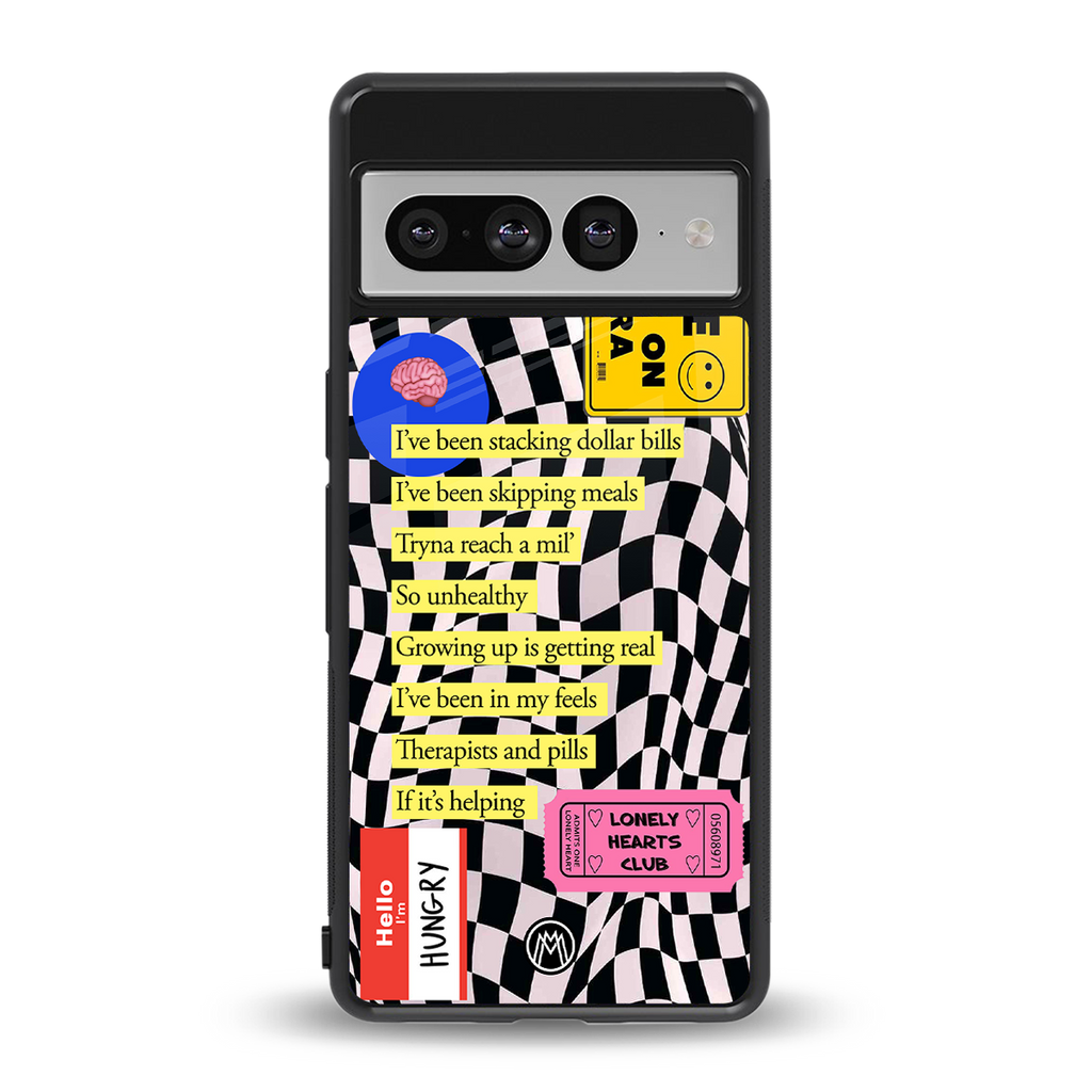 smile you're on camera back phone cover | glass case for google pixel 7 pro