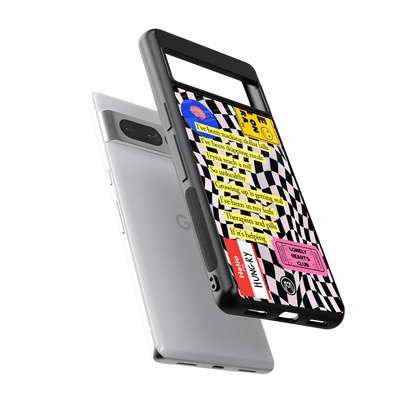 smile you're on camera back phone cover | glass case for google pixel 7 pro