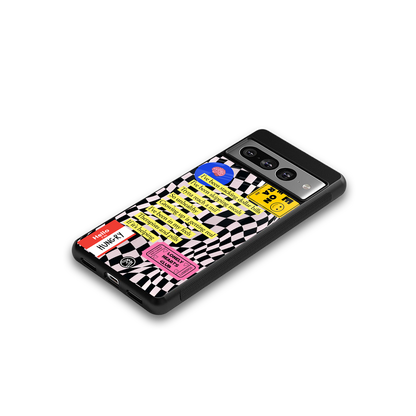 smile you're on camera back phone cover | glass case for google pixel 7 pro