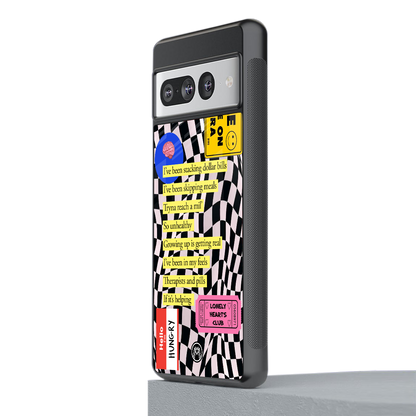 smile you're on camera back phone cover | glass case for google pixel 7 pro