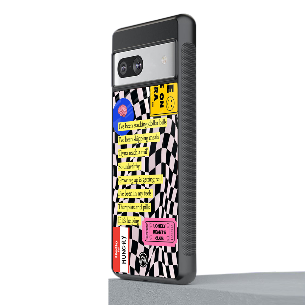 smile you're on camera back phone cover | glass case for Google Pixel 7