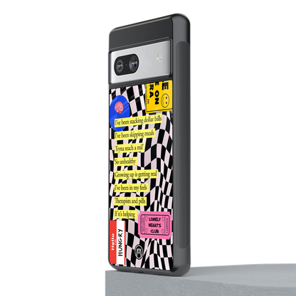 smile you're on camera back phone cover | glass case for Google Pixel 7