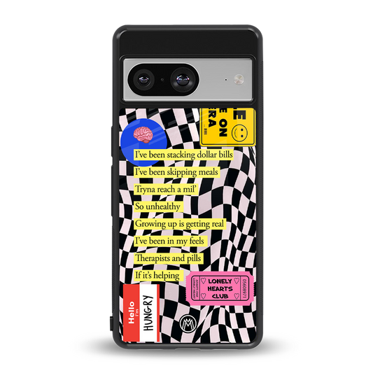 smile you're on camera back phone cover | glass case for Google Pixel 8