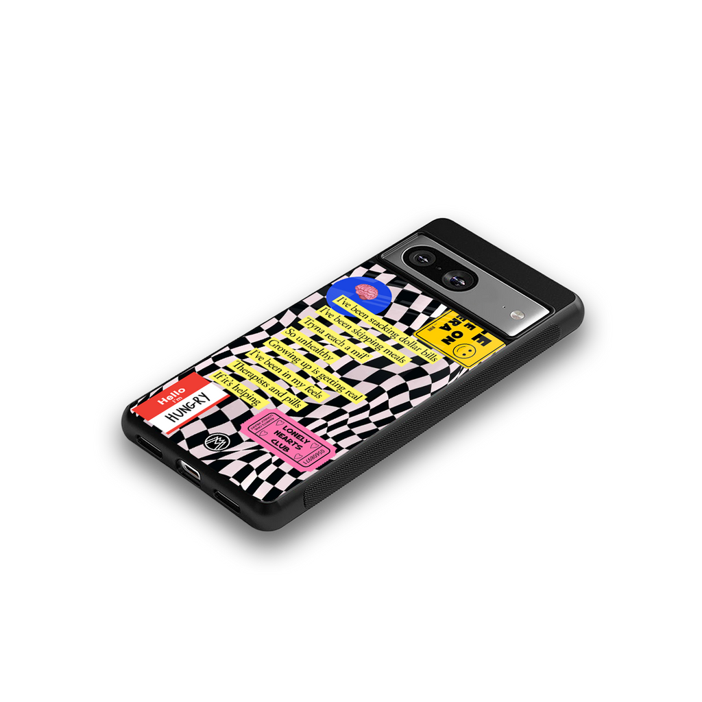 smile you're on camera back phone cover | glass case for Google Pixel 8