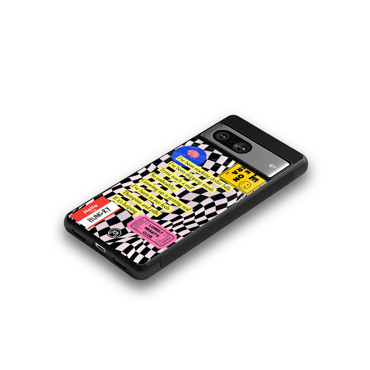 smile you're on camera back phone cover | glass case for Google Pixel 8