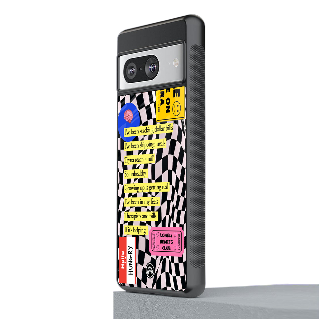 smile you're on camera back phone cover | glass case for Google Pixel 8