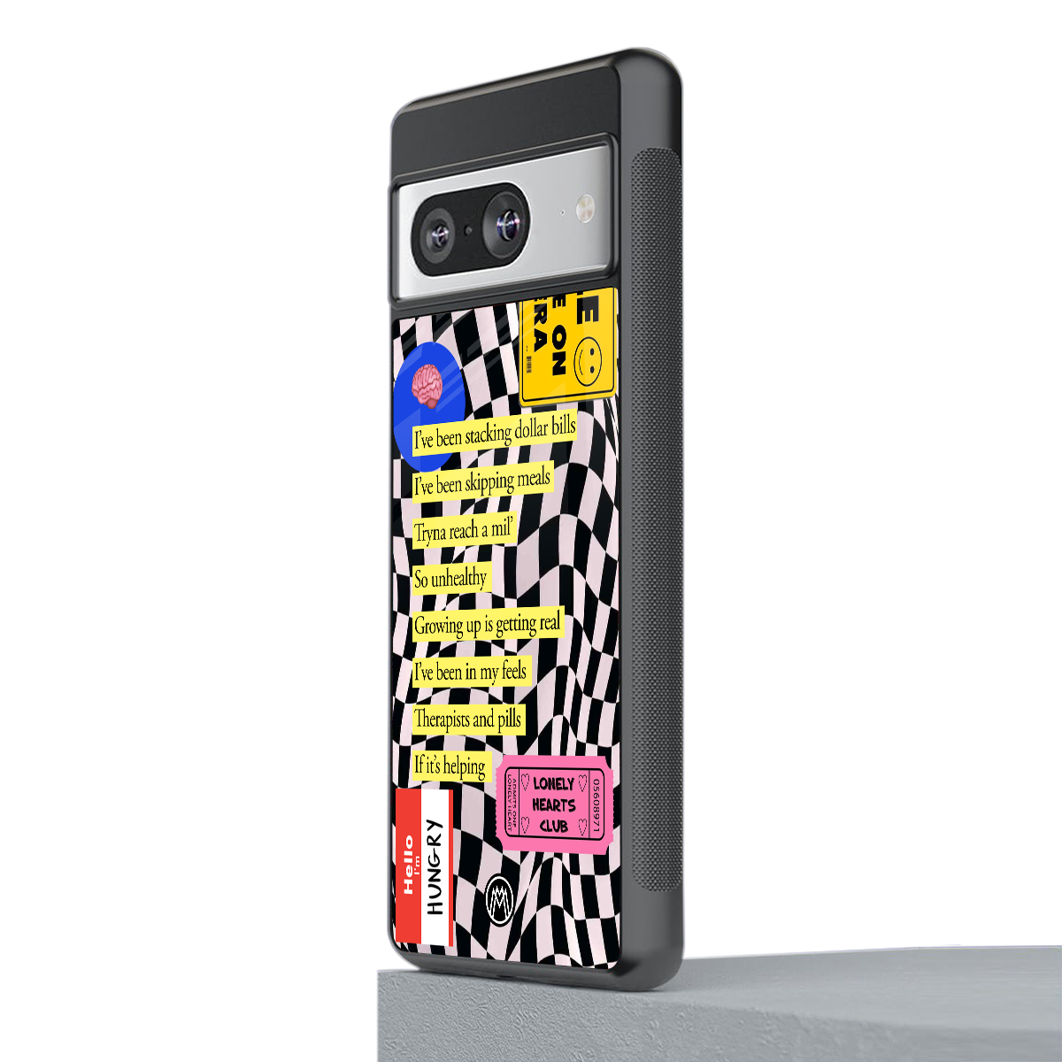 smile you're on camera back phone cover | glass case for Google Pixel 8
