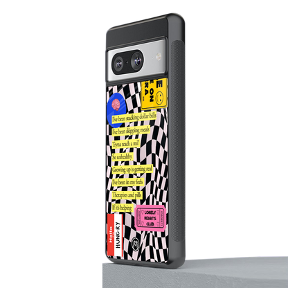 smile you're on camera back phone cover | glass case for Google Pixel 8