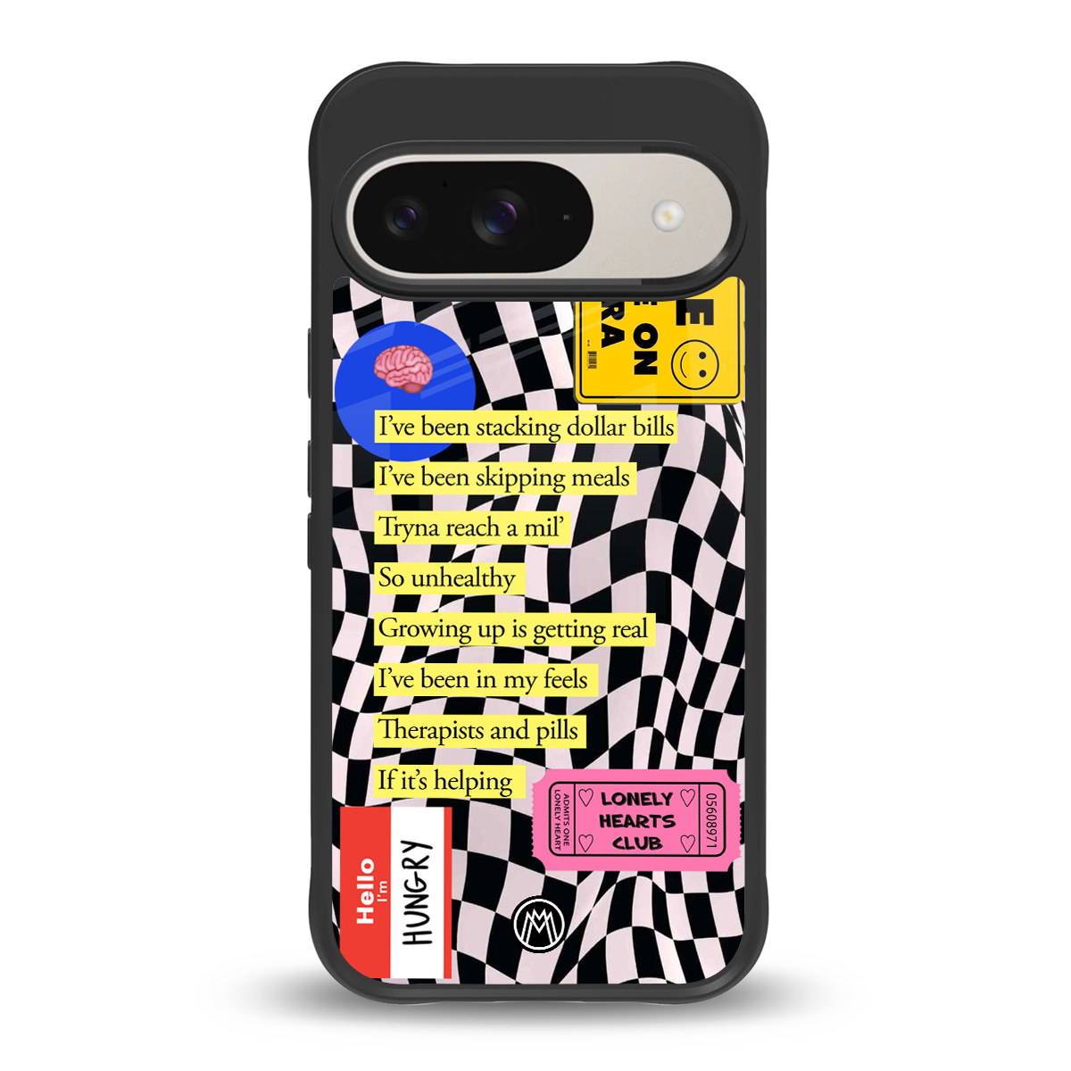 smile you're on camera back phone cover | glass case for google pixel 9
