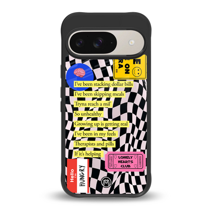 smile you're on camera back phone cover | glass case for google pixel 9
