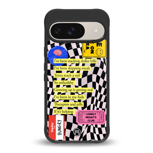 smile you're on camera back phone cover | glass case for google pixel 9