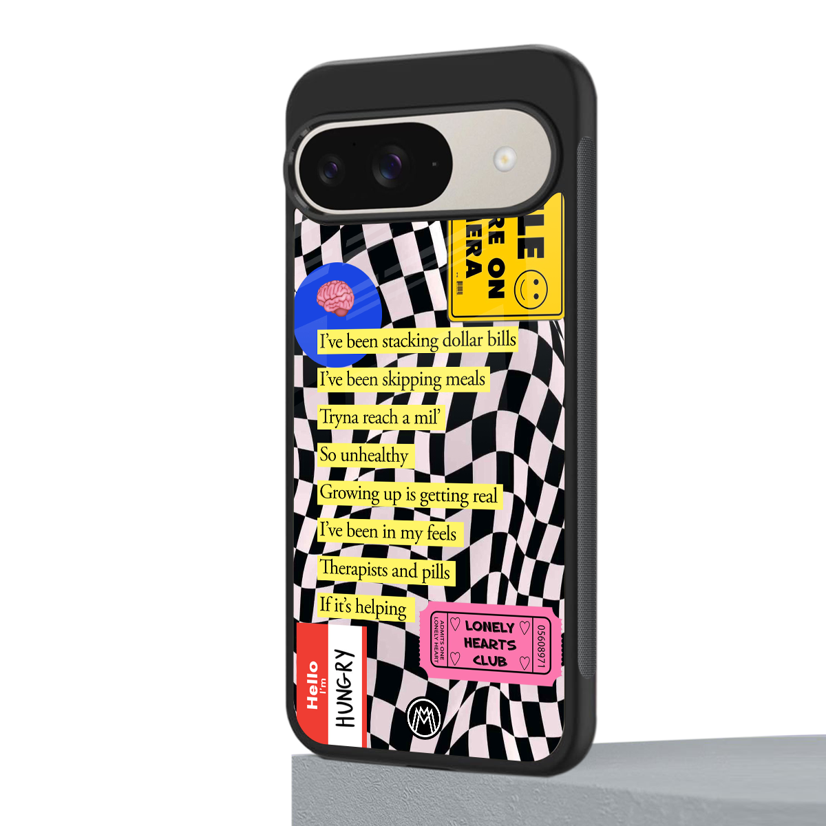 smile you're on camera back phone cover | glass case for google pixel 9