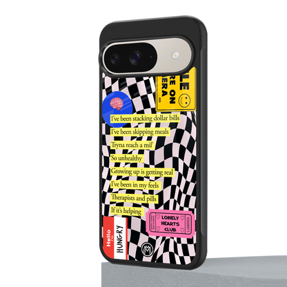 smile you're on camera back phone cover | glass case for google pixel 9