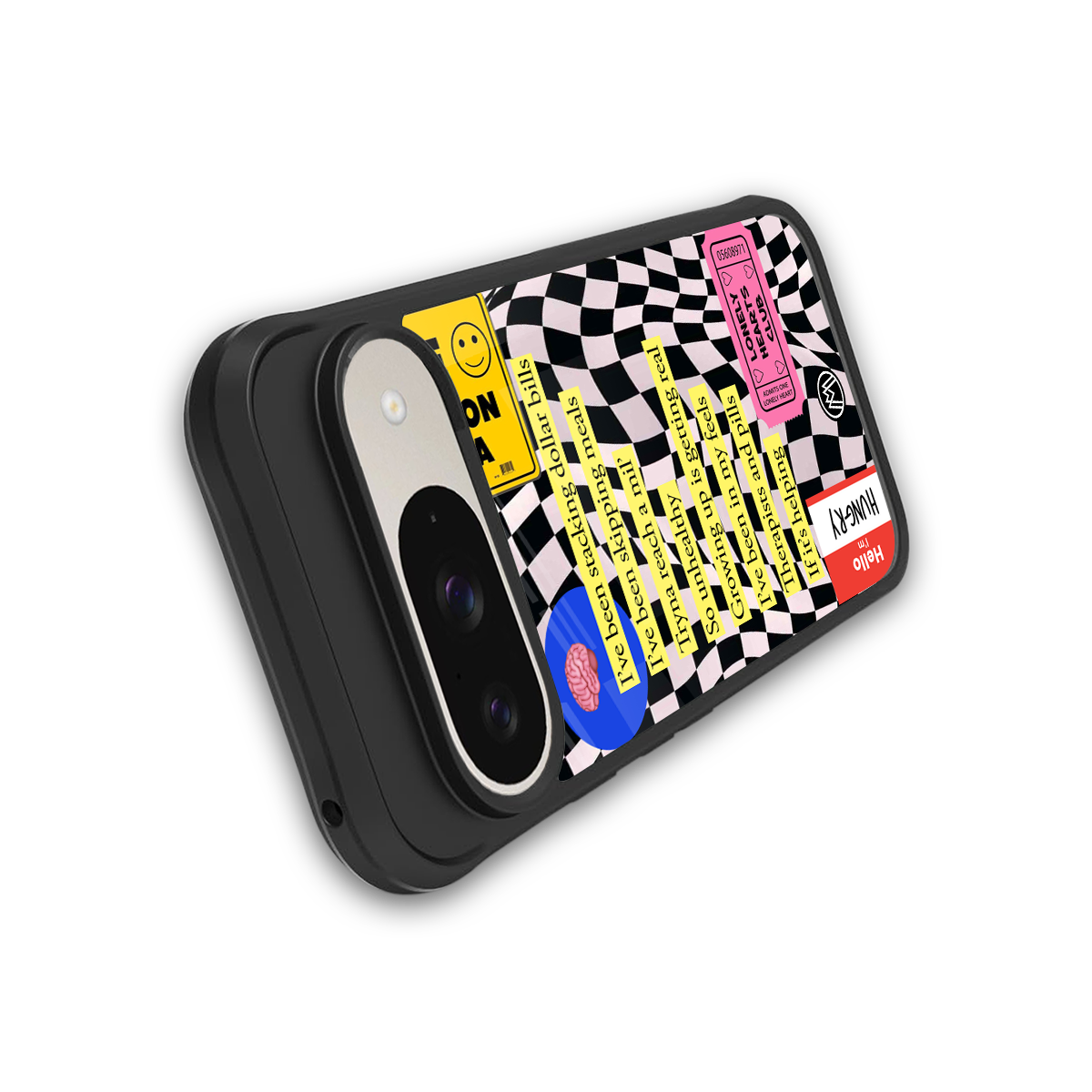 smile you're on camera back phone cover | glass case for google pixel 9
