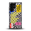 smile you're on camera back phone cover | glass case for samsung galaxy s23 ultra