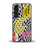 smile you're on camera back phone cover | glass case for samsung galaxy s24 plus