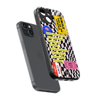 smile you're on camera back phone cover | glass case for iphone 15