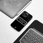 smile or naked black back phone cover | glass case for iphone 15 plus