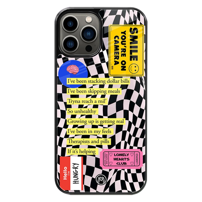 Premium Glass Back Mobile Phone Cover for iPhone, Samsung, OnePlus, Google Pixel, Redmi, Oppo, Vivo & Realme