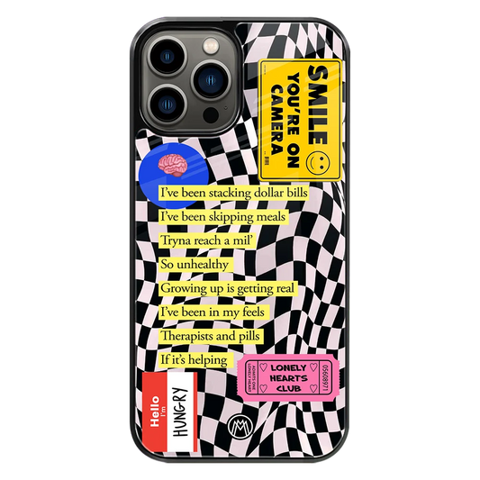 Premium Glass Back Mobile Phone Cover for iPhone, Samsung, OnePlus, Google Pixel, Redmi, Oppo, Vivo & Realme