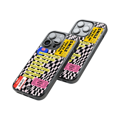 Protective Glass Back Phone Case Compatible with iPhone, Samsung, OnePlus, Pixel & More