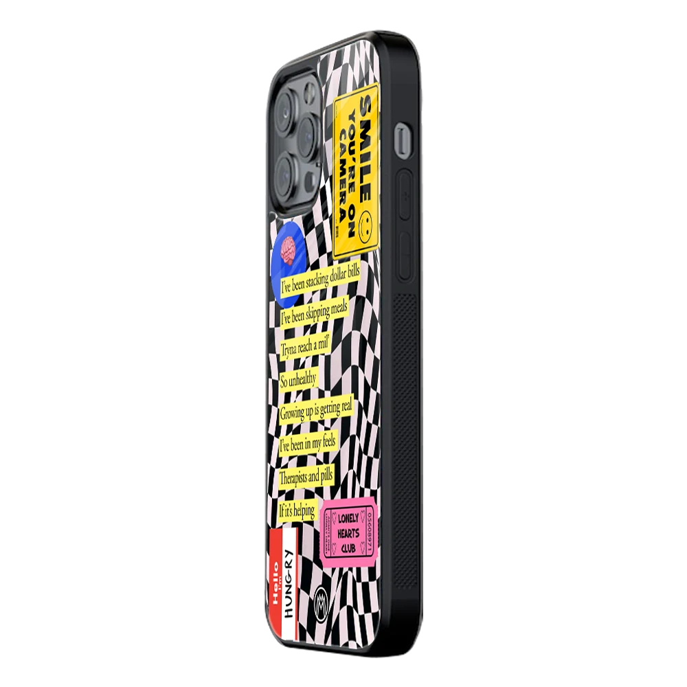 Slim Glass Back Phone Case for Multiple Brands – iPhone, Samsung, Redmi, OnePlus, Oppo, Vivo