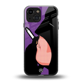 smoking batman back phone cover | glass case for iphone 13 mini