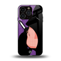 smoking batman back phone cover | glass case for iphone 13 pro
