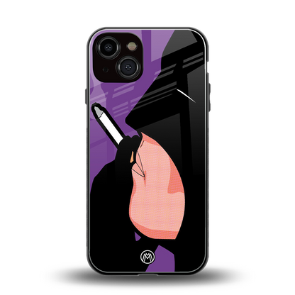 smoking batman back phone cover | glass case for iphone 13