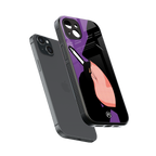 smoking batman back phone cover | glass case for iphone 14 plus