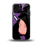 smoking batman back phone cover | glass case for iphone 14 pro max