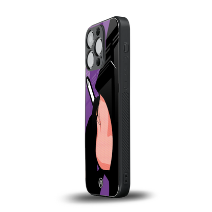 smoking batman back phone cover | glass case for iphone 15 pro