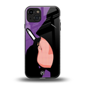smoking batman back phone cover | glass case for iphone 15