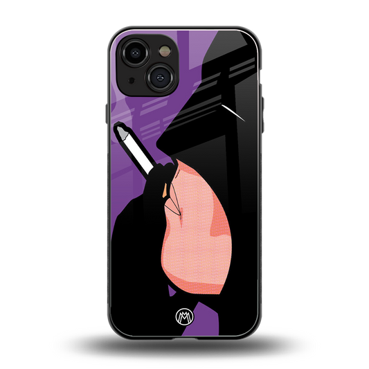 smoking batman back phone cover | glass case for iphone 14