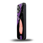 smoking batman back phone cover | glass case for iphone 16 plus