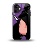 smoking batman back phone cover | glass case for iphone 16