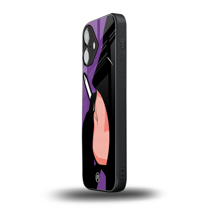 smoking batman back phone cover | glass case for iphone 16