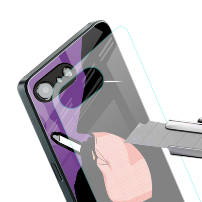 smoking batman back phone cover | glass case for iphone 16e