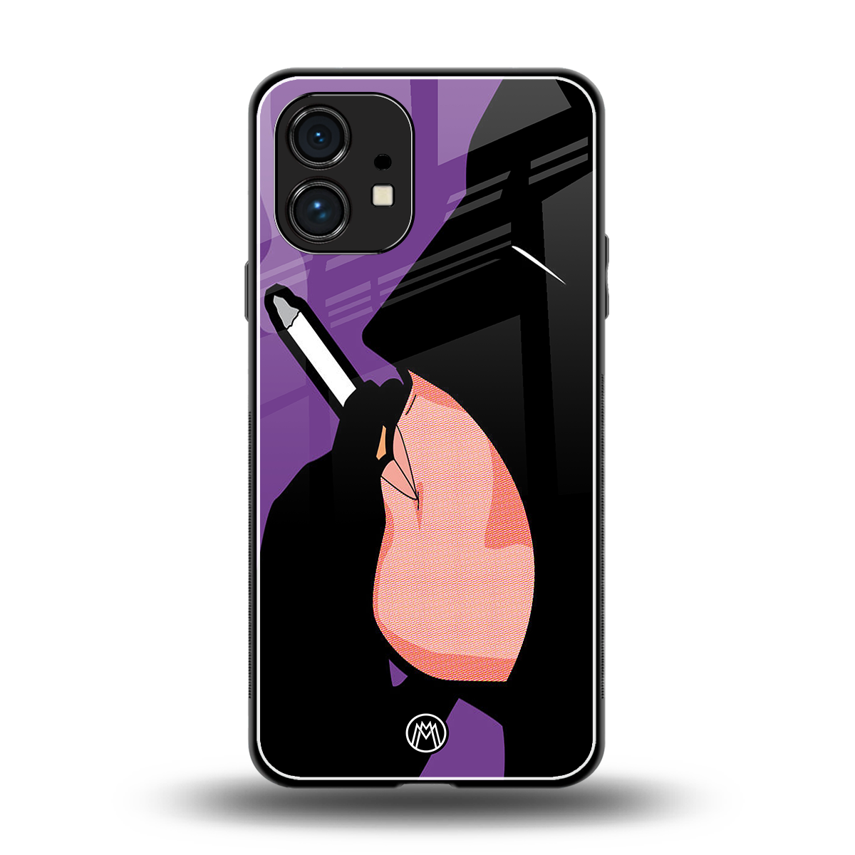 smoking batman back phone cover | glass case for nothing phone 1