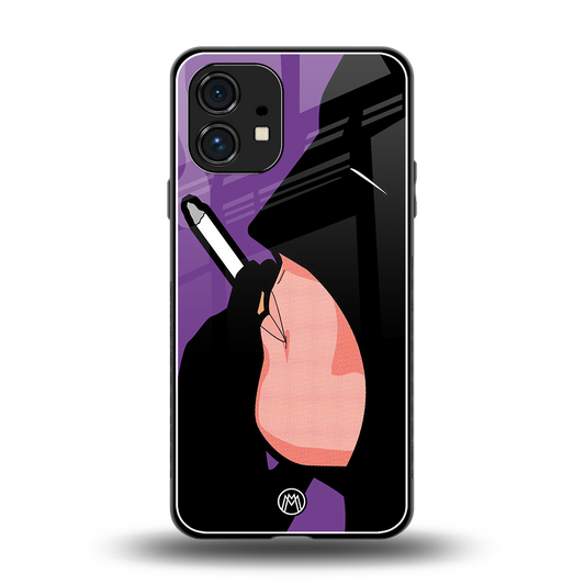 smoking batman back phone cover | glass case for nothing phone 1